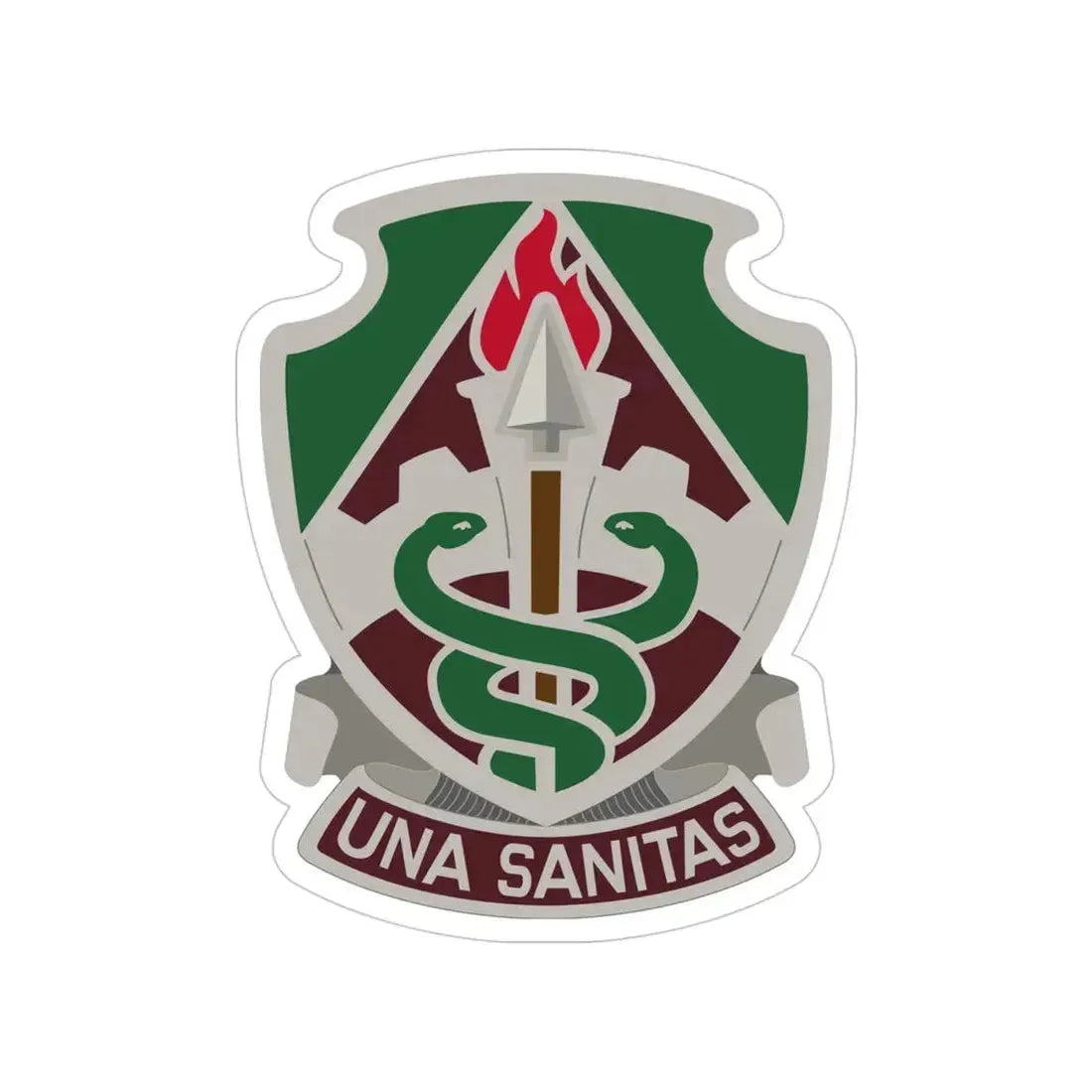 Public Health Center (U.S. Army) Transparent STICKER Die-Cut Vinyl Decal 4 Inch - The Sticker Space