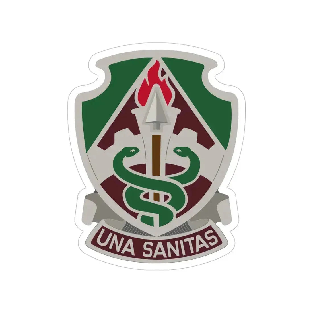 Public Health Center (U.S. Army) Transparent STICKER Die-Cut Vinyl Decal 5 Inch - The Sticker Space