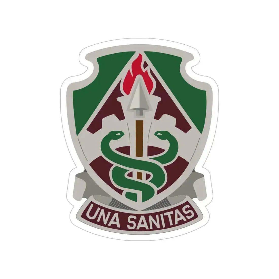 Public Health Center (U.S. Army) Transparent STICKER Die-Cut Vinyl Decal 6 Inch - The Sticker Space