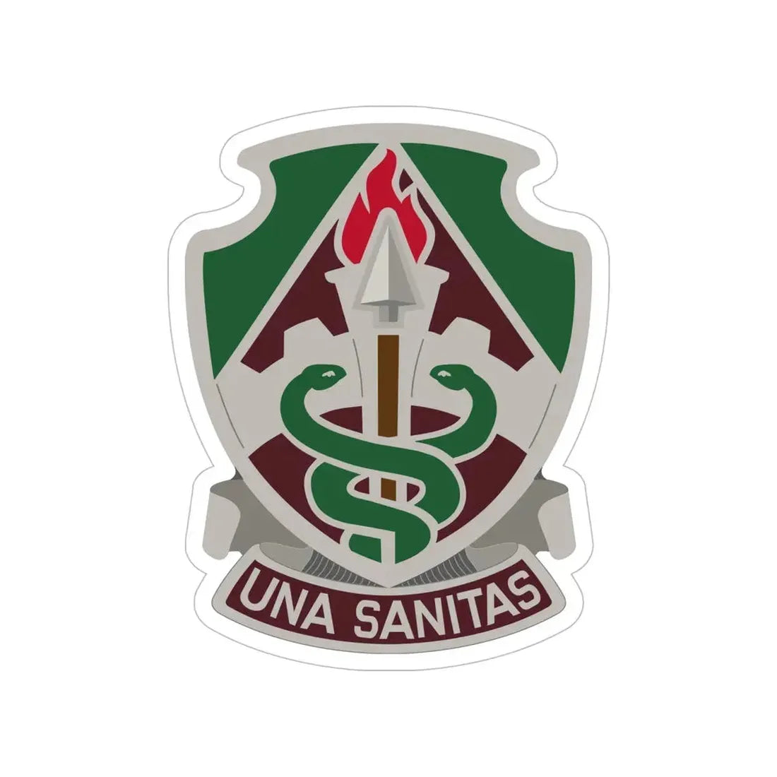 Public Health Center (U.S. Army) Transparent STICKER Die-Cut Vinyl Decal 6 Inch - The Sticker Space