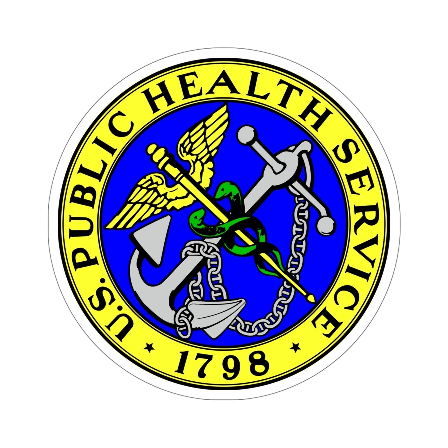 Public Health Service STICKER Vinyl Die-Cut Decal-5 Inch-The Sticker Space