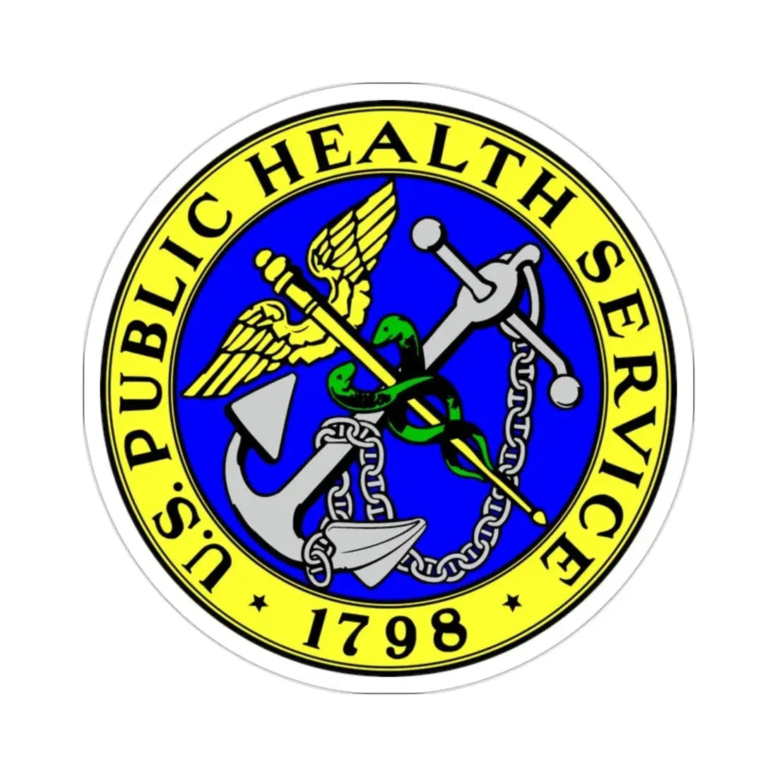 Public Health Service STICKER Vinyl Die-Cut Decal - The Sticker Space