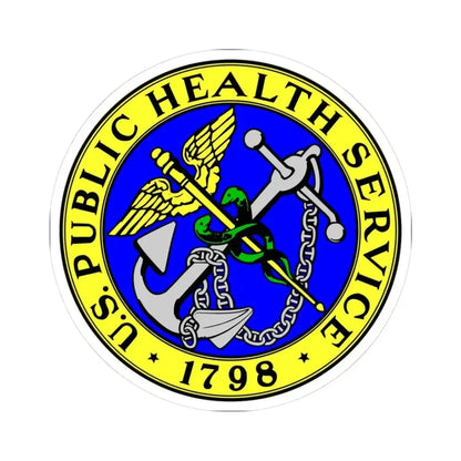 Public Health Service - STICKER Vinyl Kiss-Cut Decal 3 Inch White - The Sticker Space