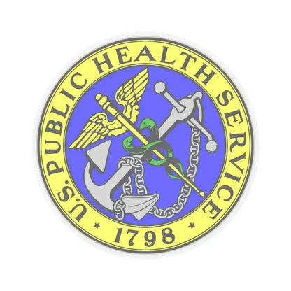 Public Health Service - STICKER Vinyl Kiss-Cut Decal 4 Inch Transparent - The Sticker Space