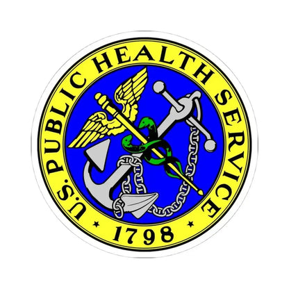 Public Health Service - STICKER Vinyl Kiss-Cut Decal 4 Inch White - The Sticker Space