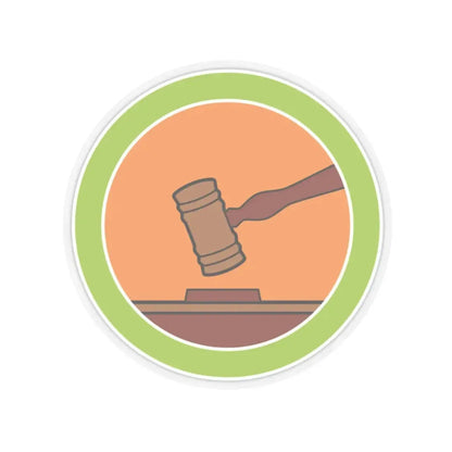 Public Speaking (Boy Scout Merit Badge) STICKER Vinyl Kiss-Cut Decal 2 Inch Transparent - The Sticker Space