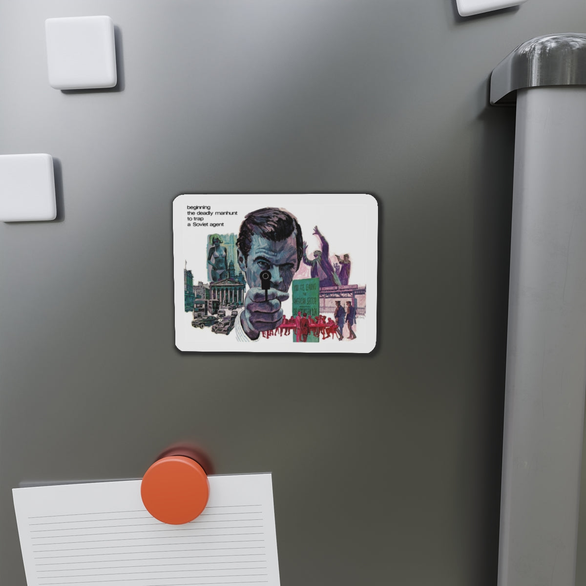 Publication unknown (1) (Magazine Illustration) Refrigerator Magnet-The Sticker Space