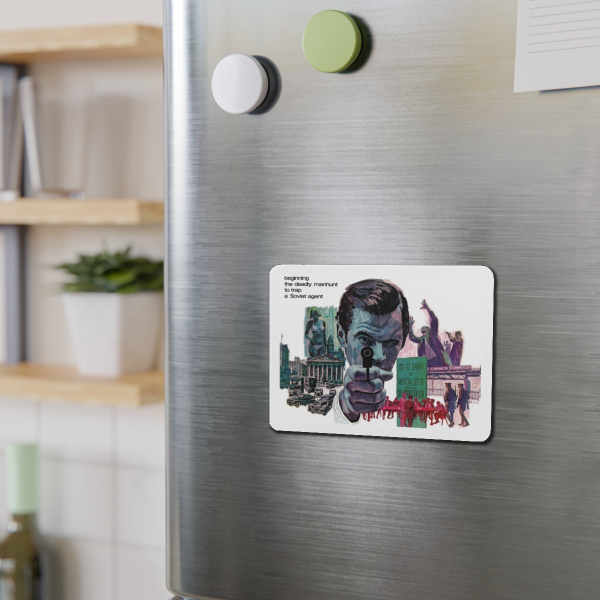 Publication unknown (1) (Magazine Illustration) Refrigerator Magnet-The Sticker Space