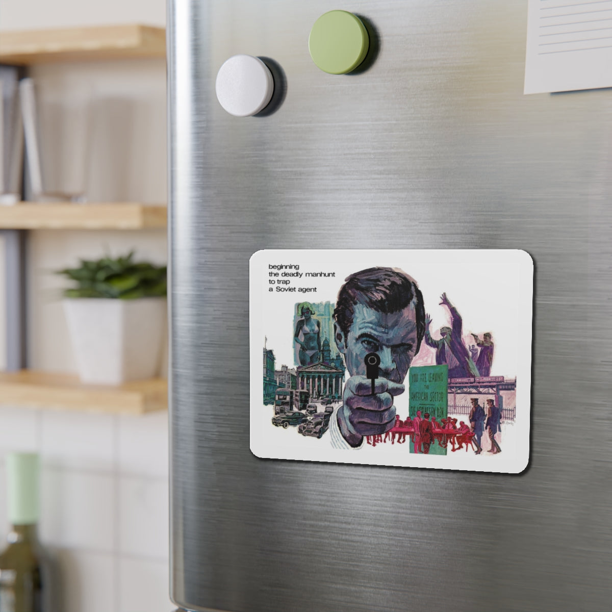 Publication unknown (1) (Magazine Illustration) Refrigerator Magnet-The Sticker Space