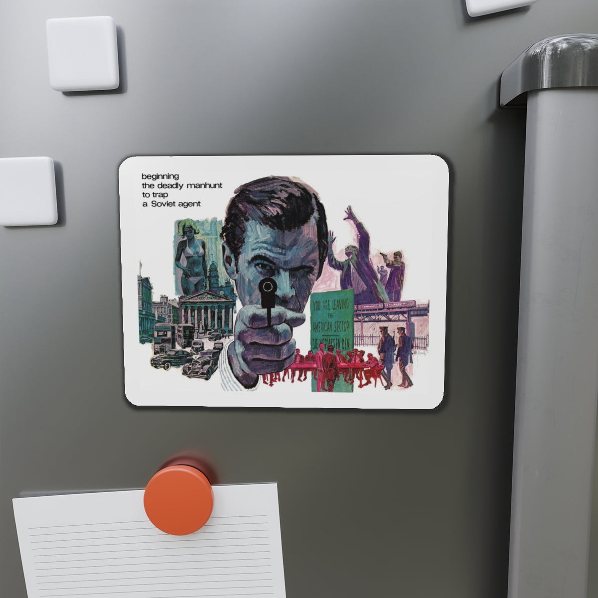 Publication unknown (1) (Magazine Illustration) Refrigerator Magnet-The Sticker Space