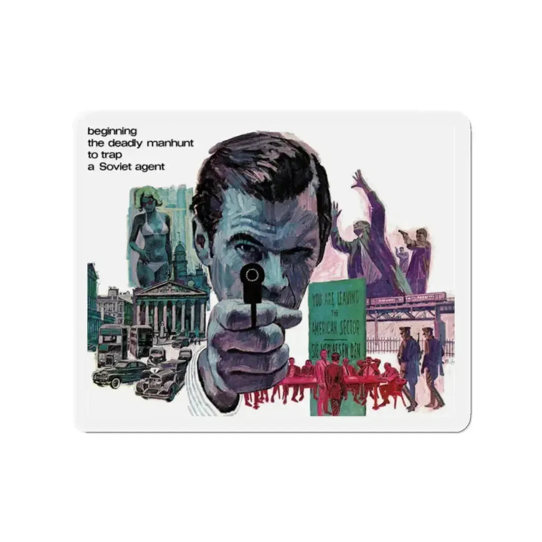 Publication unknown (1) (Magazine Illustration) Refrigerator Magnet 2 Inch Die-Cut - The Sticker Space