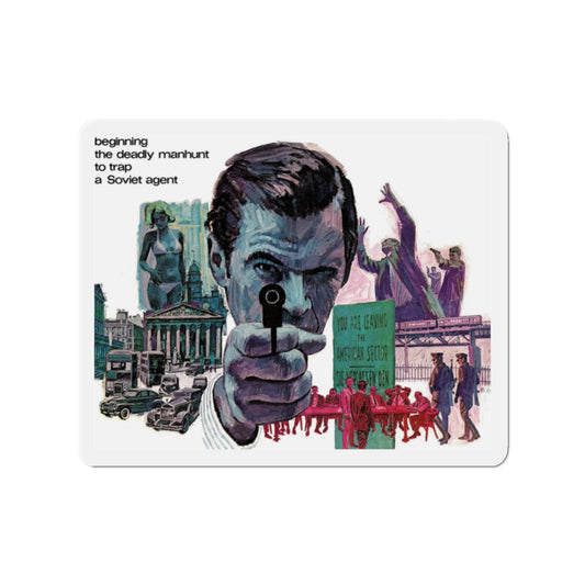 Publication unknown (1) (Magazine Illustration) Refrigerator Magnet-2" x 2"-The Sticker Space