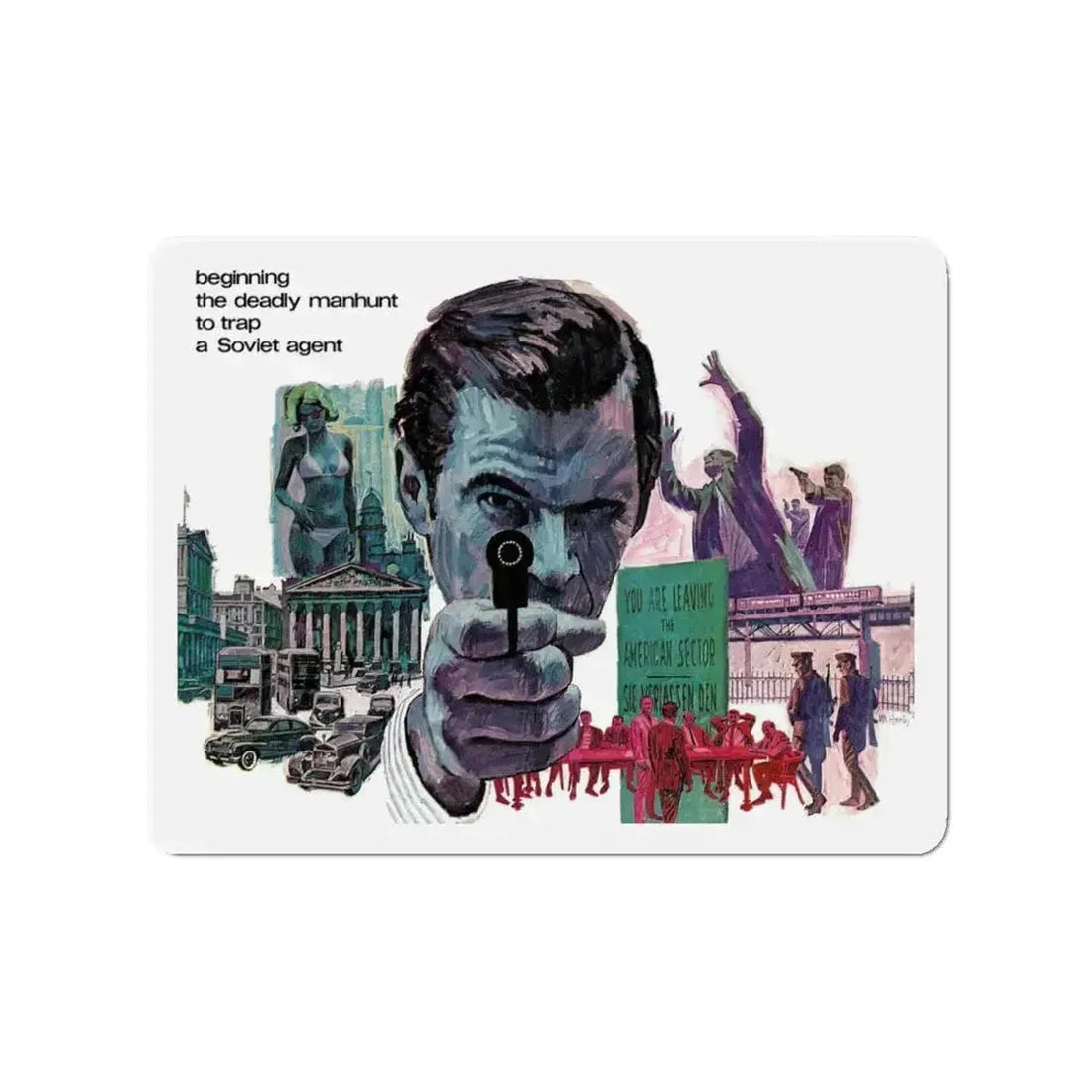 Publication unknown (1) (Magazine Illustration) Refrigerator Magnet 3 Inch Die-Cut - The Sticker Space