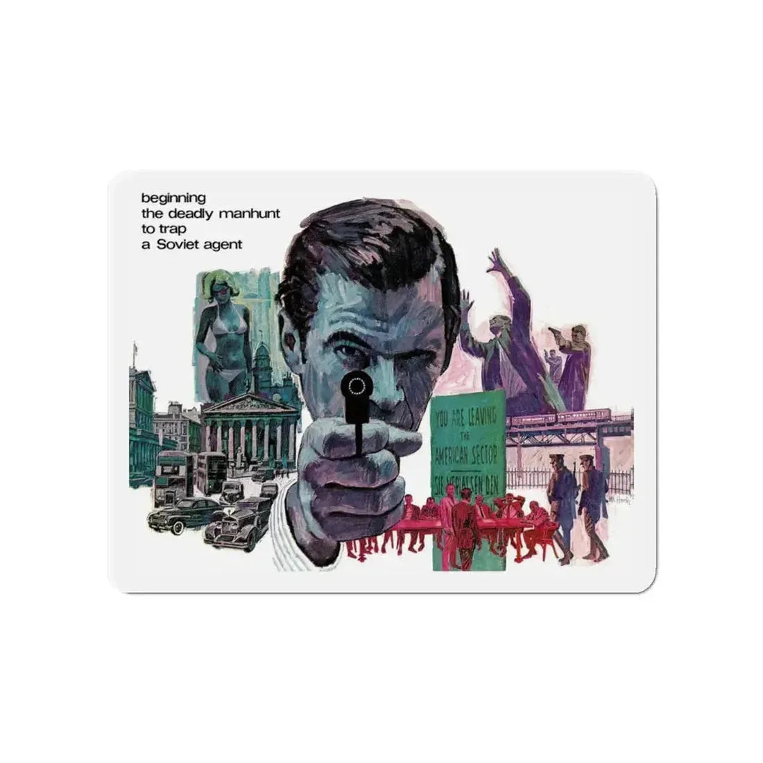 Publication unknown (1) (Magazine Illustration) Refrigerator Magnet 4 Inch Die-Cut - The Sticker Space