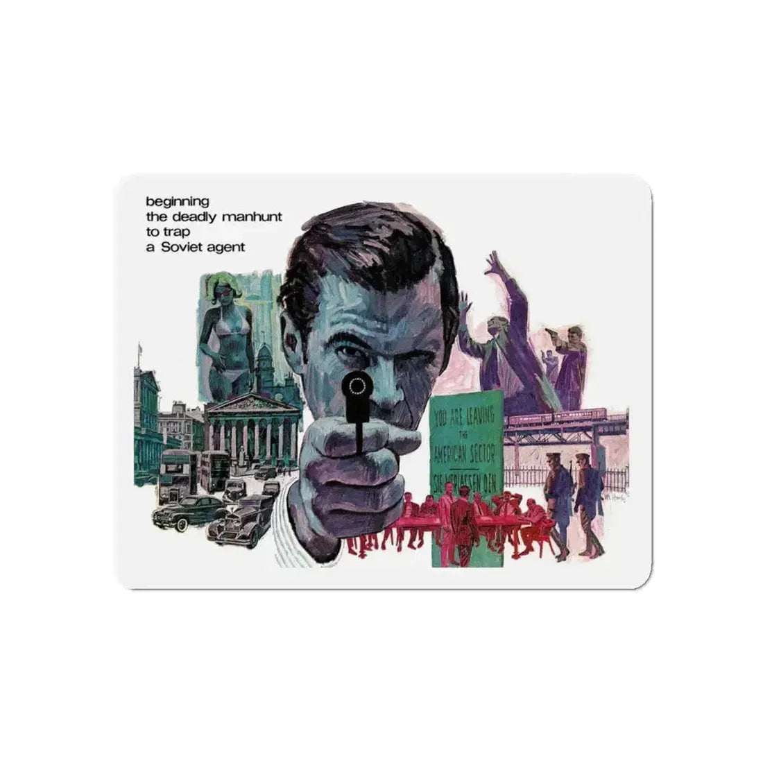Publication unknown (1) (Magazine Illustration) Refrigerator Magnet 5 Inch Die-Cut - The Sticker Space