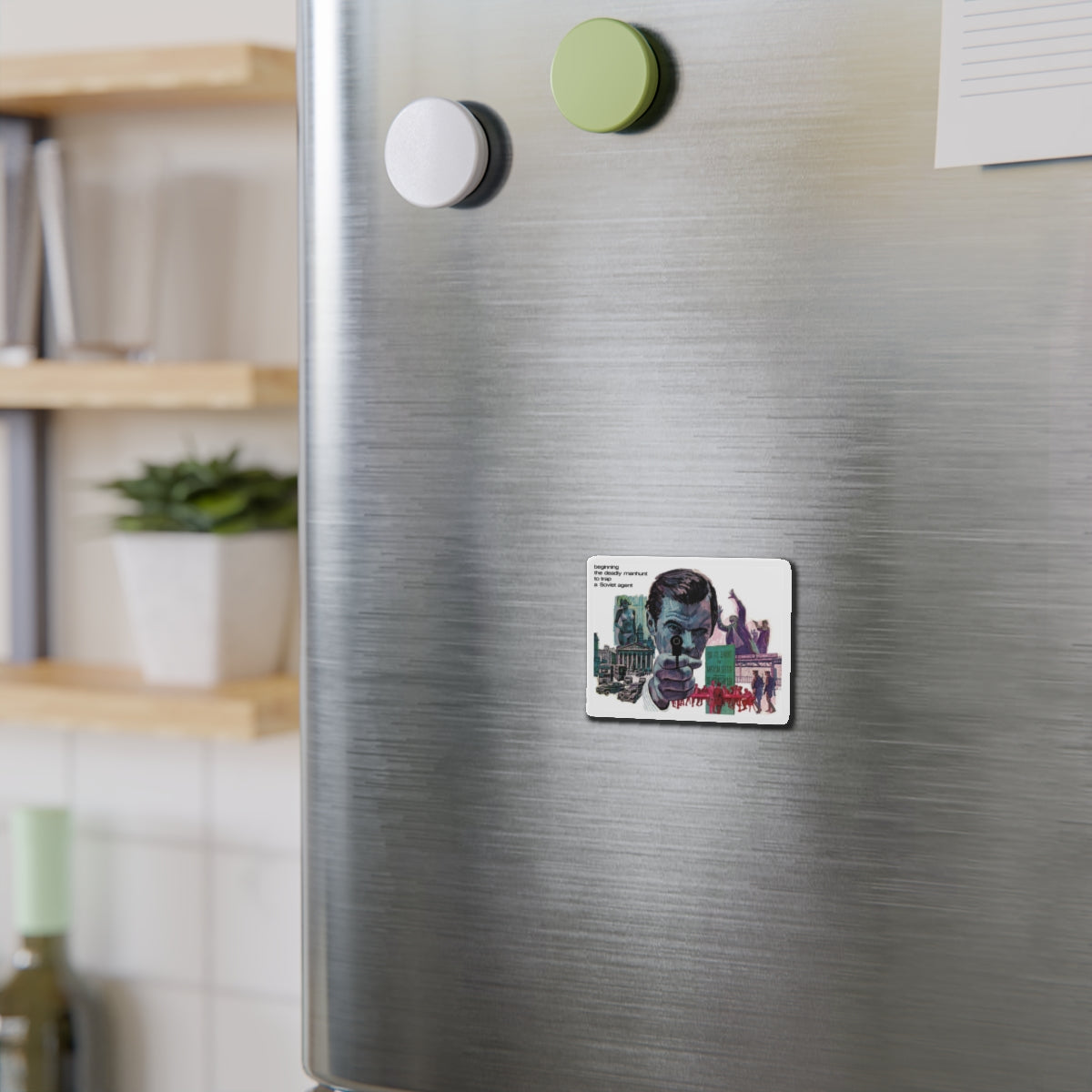 Publication unknown (1) (Magazine Illustration) Refrigerator Magnet-The Sticker Space