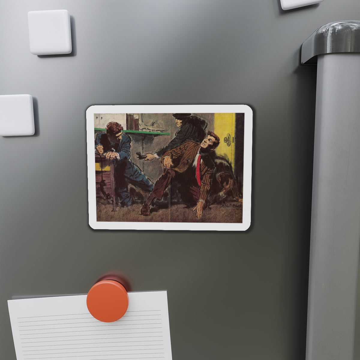 Publication unknown (2) (Magazine Illustration) Refrigerator Magnet-The Sticker Space