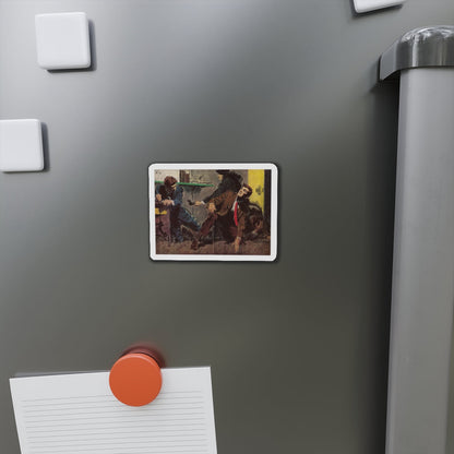 Publication unknown (2) (Magazine Illustration) Refrigerator Magnet-The Sticker Space