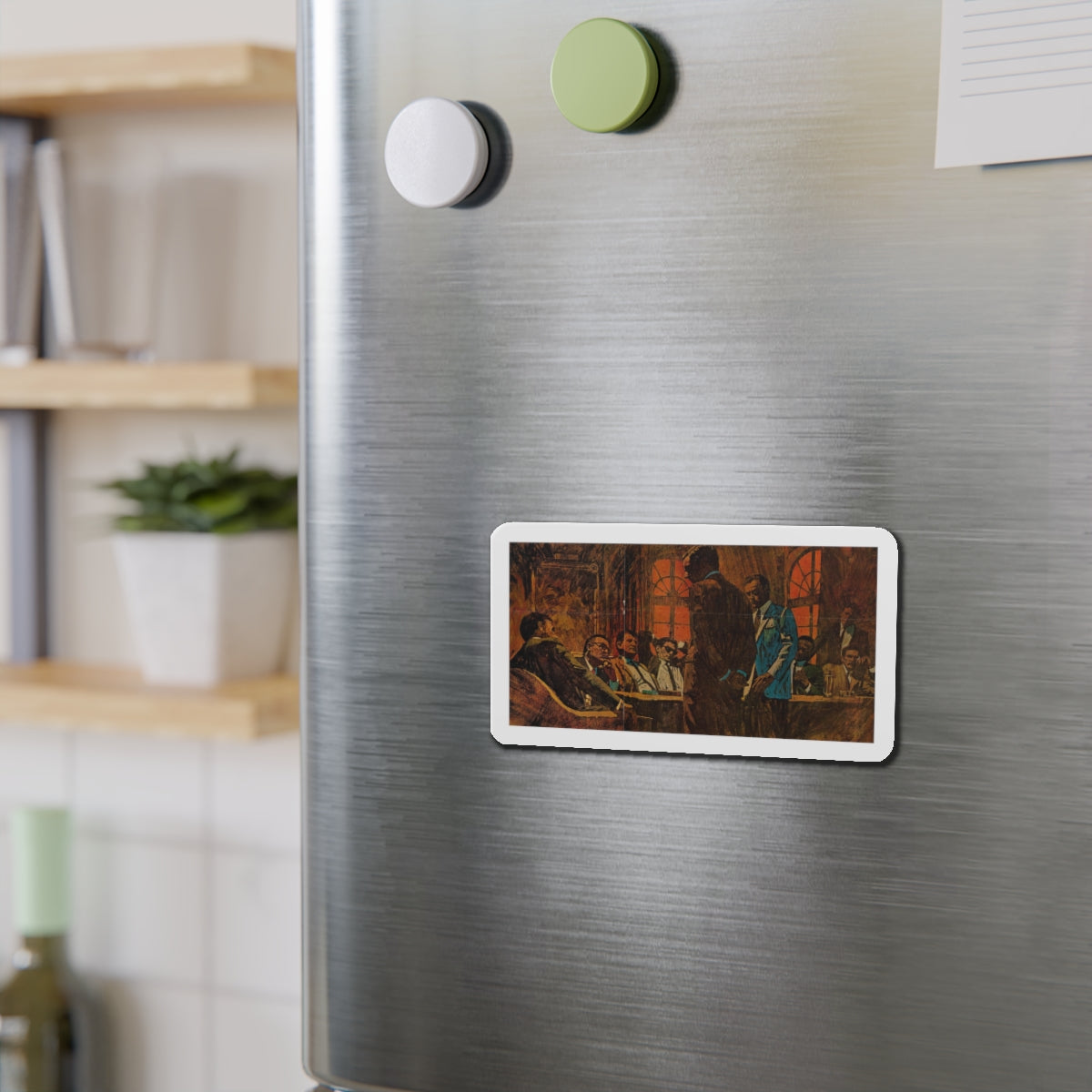 Publication unknown (3) (Magazine Illustration) Refrigerator Magnet-The Sticker Space