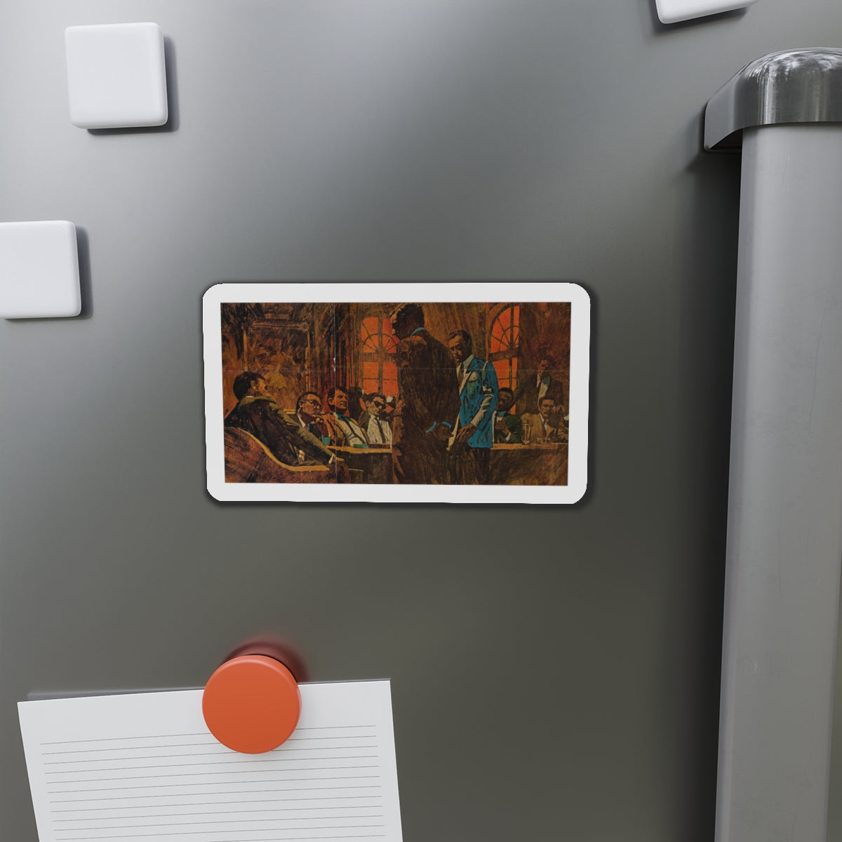 Publication unknown (3) (Magazine Illustration) Refrigerator Magnet-The Sticker Space