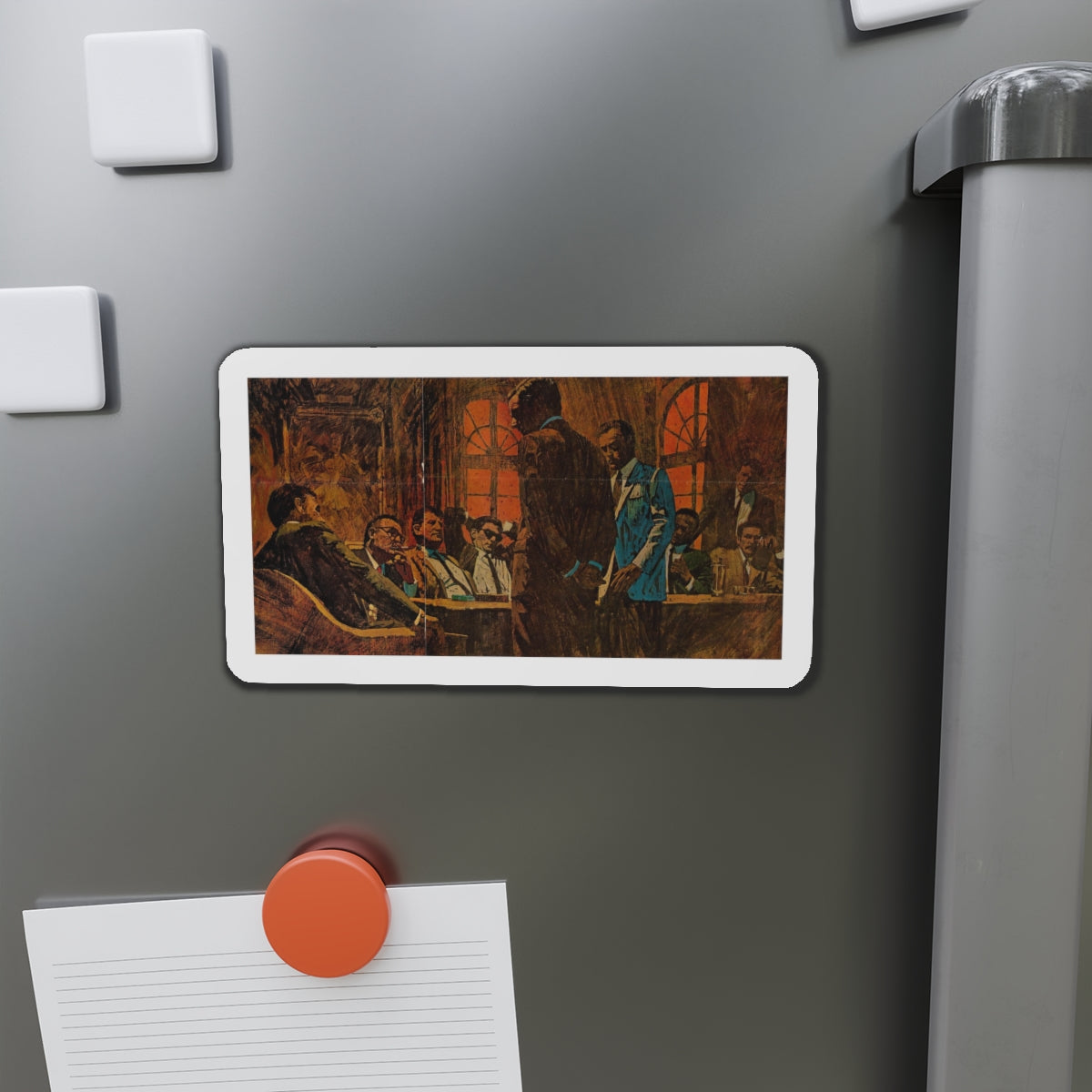 Publication unknown (3) (Magazine Illustration) Refrigerator Magnet-The Sticker Space