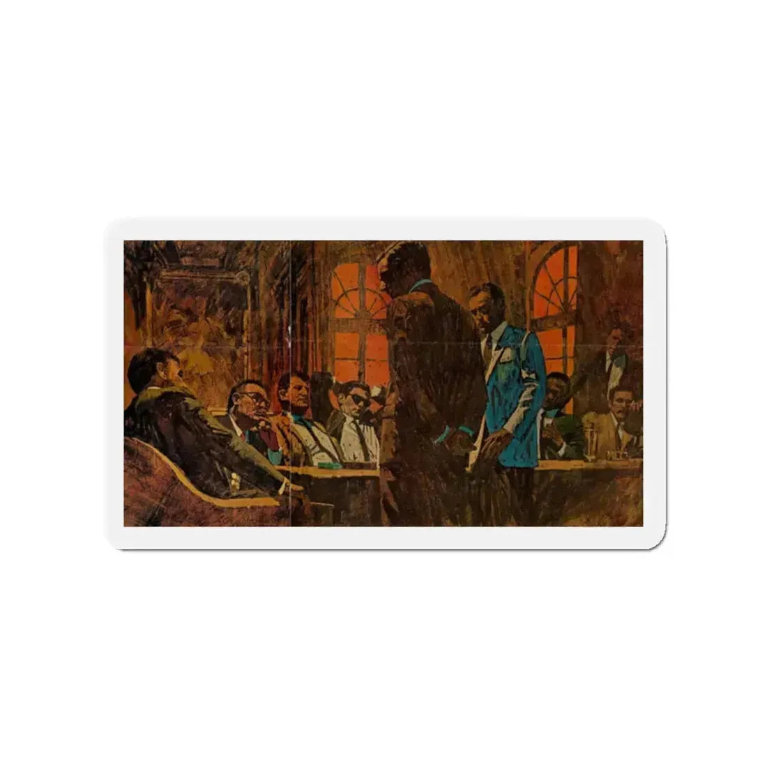 Publication unknown (3) (Magazine Illustration) Refrigerator Magnet 2 Inch Die-Cut - The Sticker Space