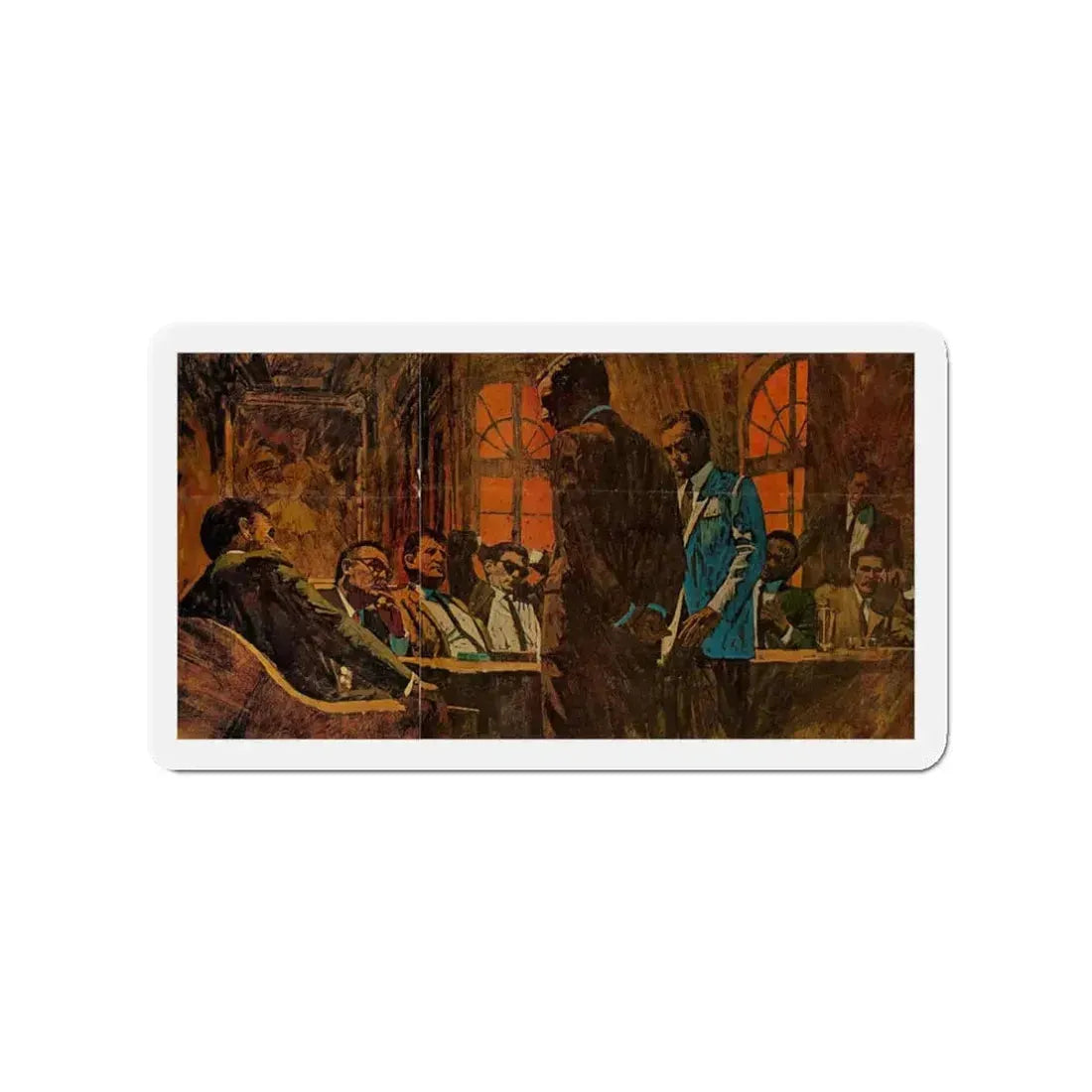 Publication unknown (3) (Magazine Illustration) Refrigerator Magnet 3 Inch Die-Cut - The Sticker Space