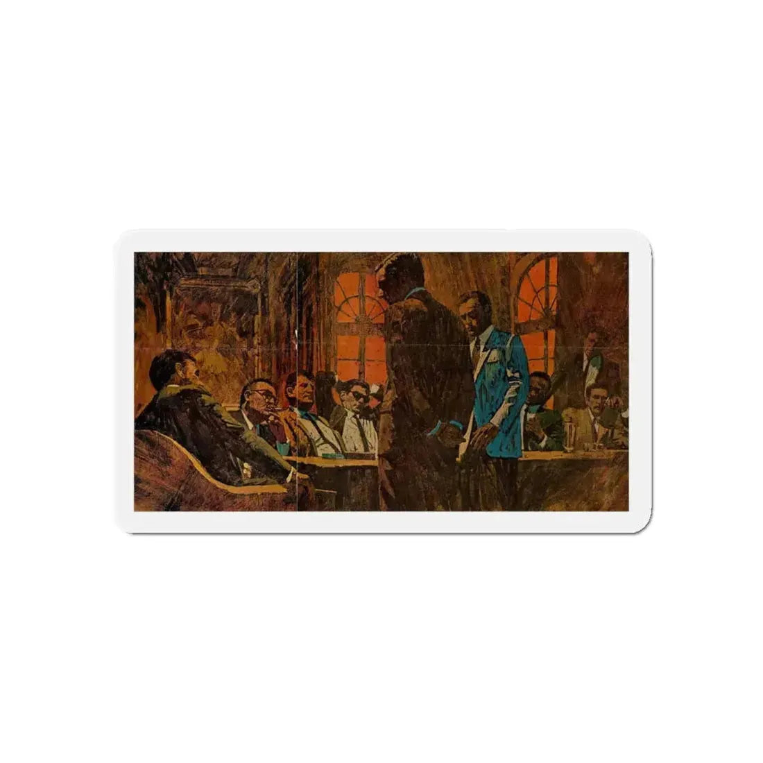 Publication unknown (3) (Magazine Illustration) Refrigerator Magnet 5 Inch Die-Cut - The Sticker Space