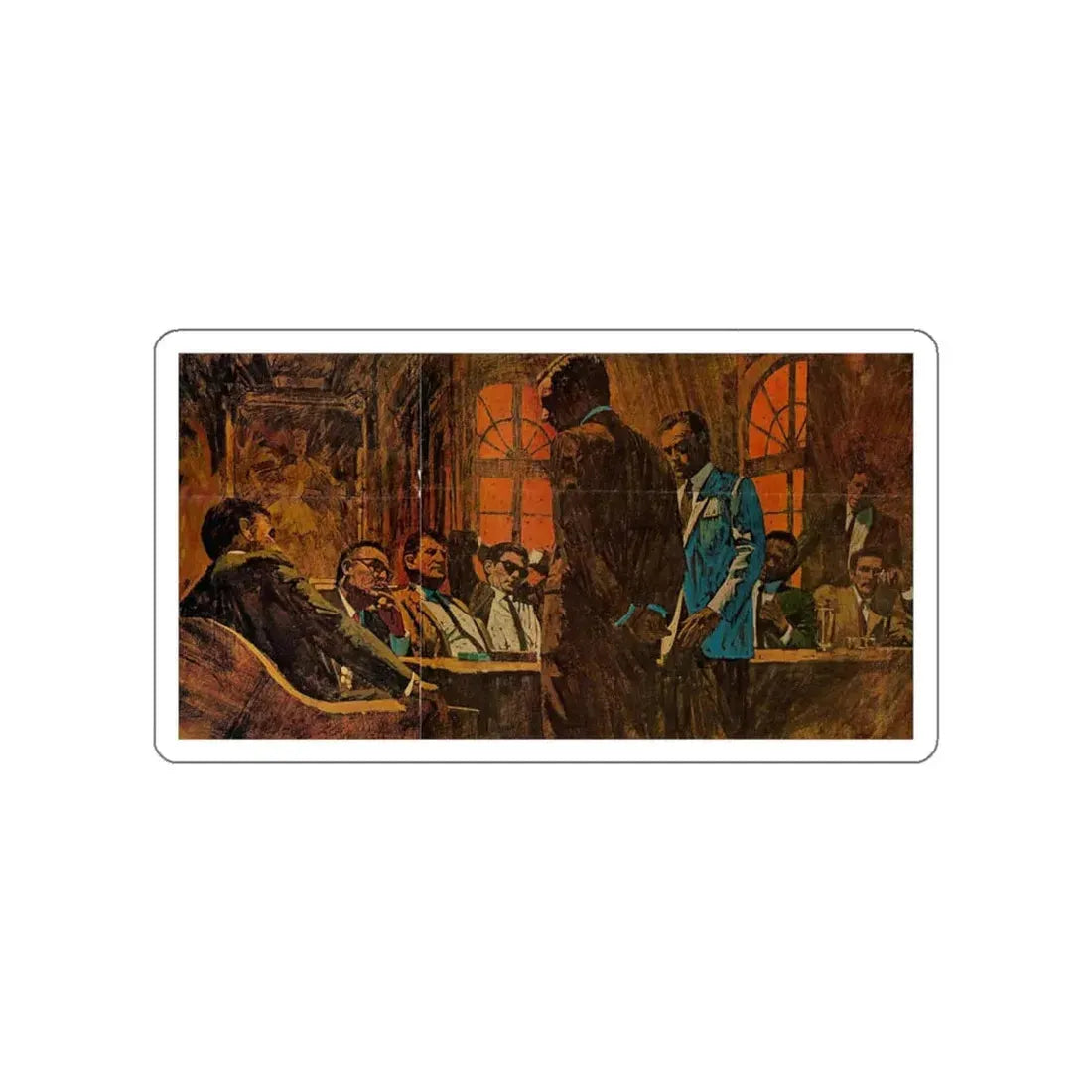 Publication unknown (3) (Magazine Illustration) STICKER Vinyl Die-Cut Decal - The Sticker Space