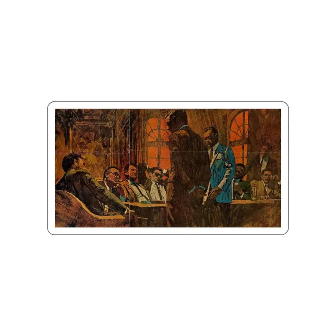 Publication unknown (3) (Magazine Illustration) STICKER Vinyl Die-Cut Decal White Die-Cut 6 Inch - The Sticker Space