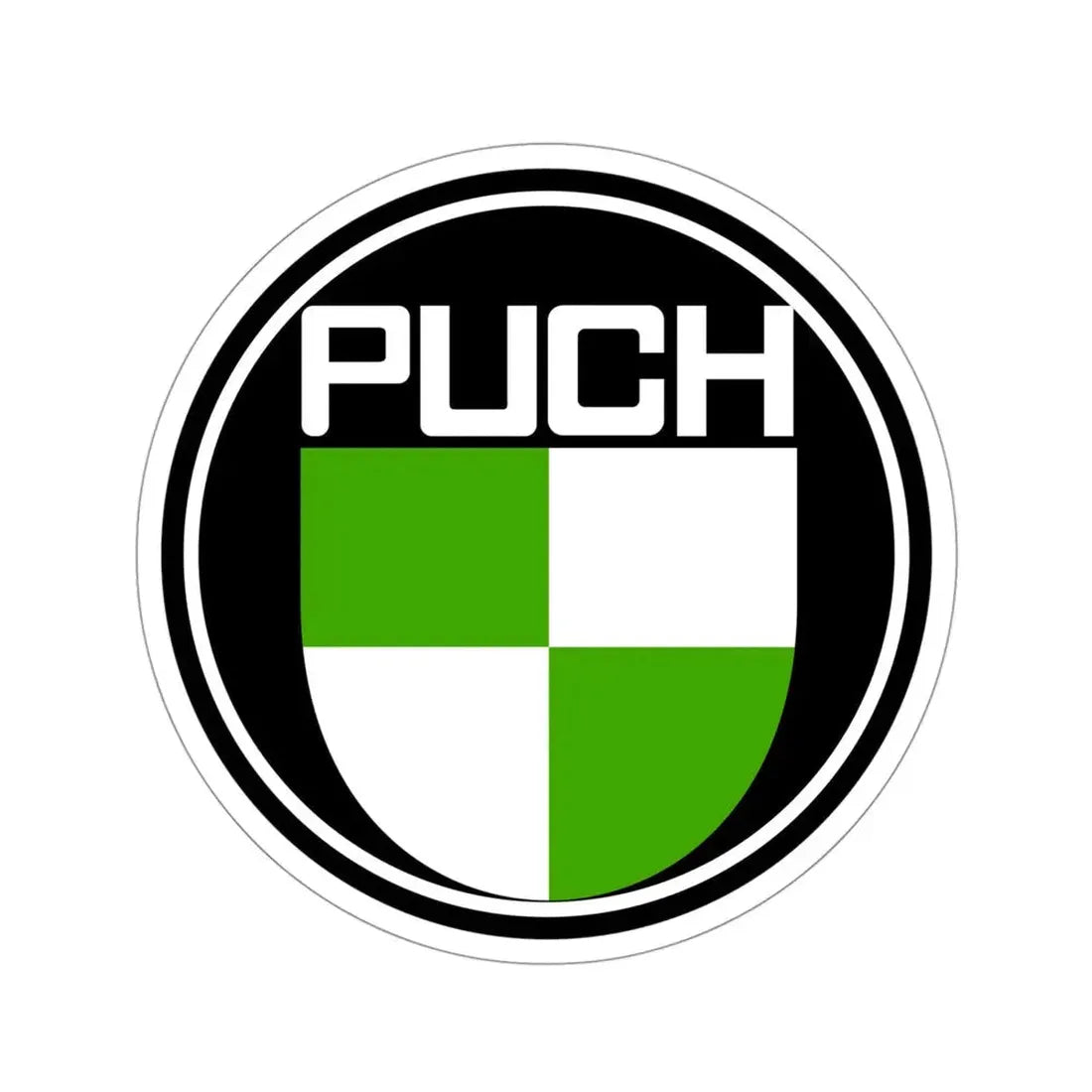 Puch Car Logo STICKER Vinyl Die-Cut Decal 4 Inch - The Sticker Space