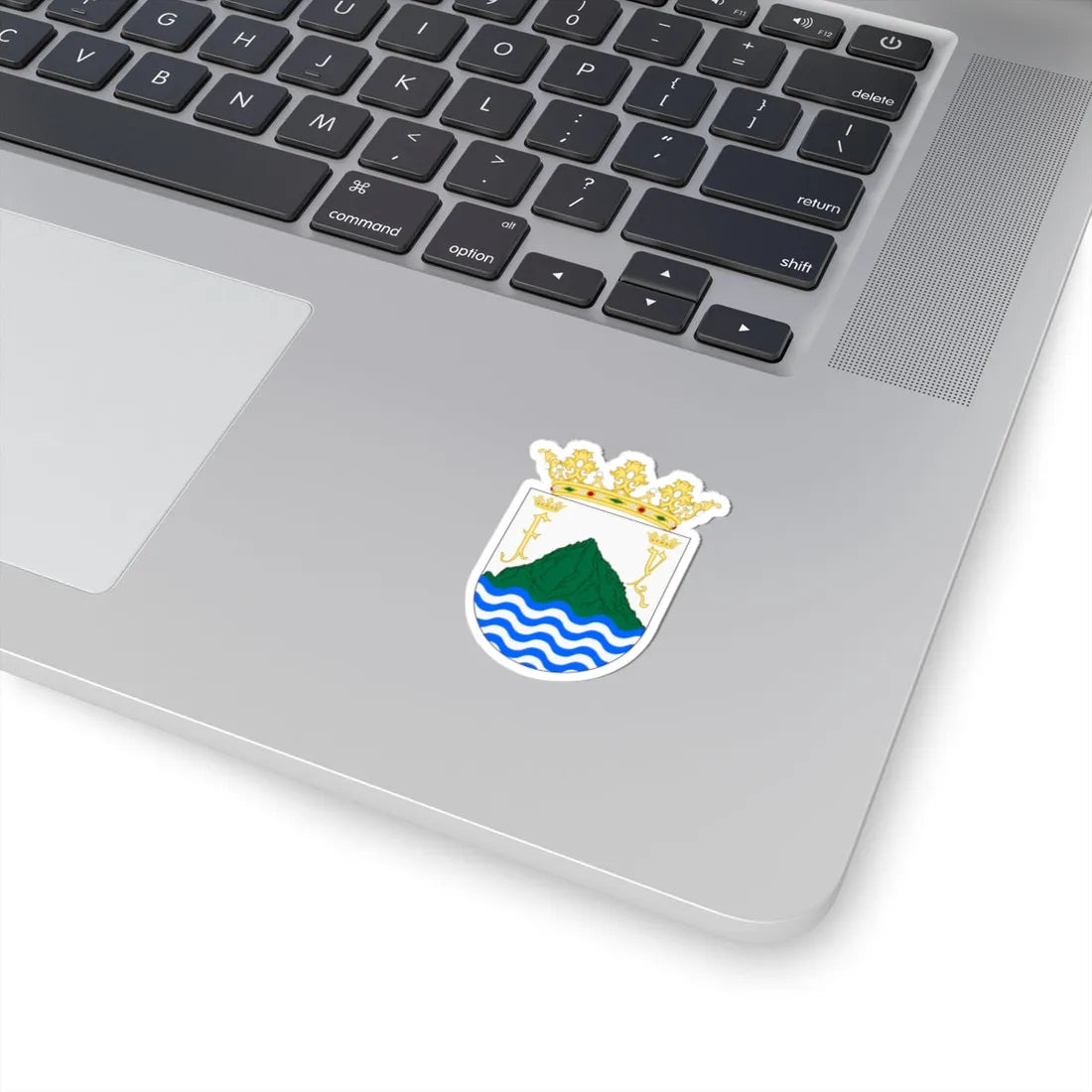Puerto Plata Old Shield (Costa Rica) (Coat of Arms) STICKER Vinyl Kiss-Cut Decal - The Sticker Space