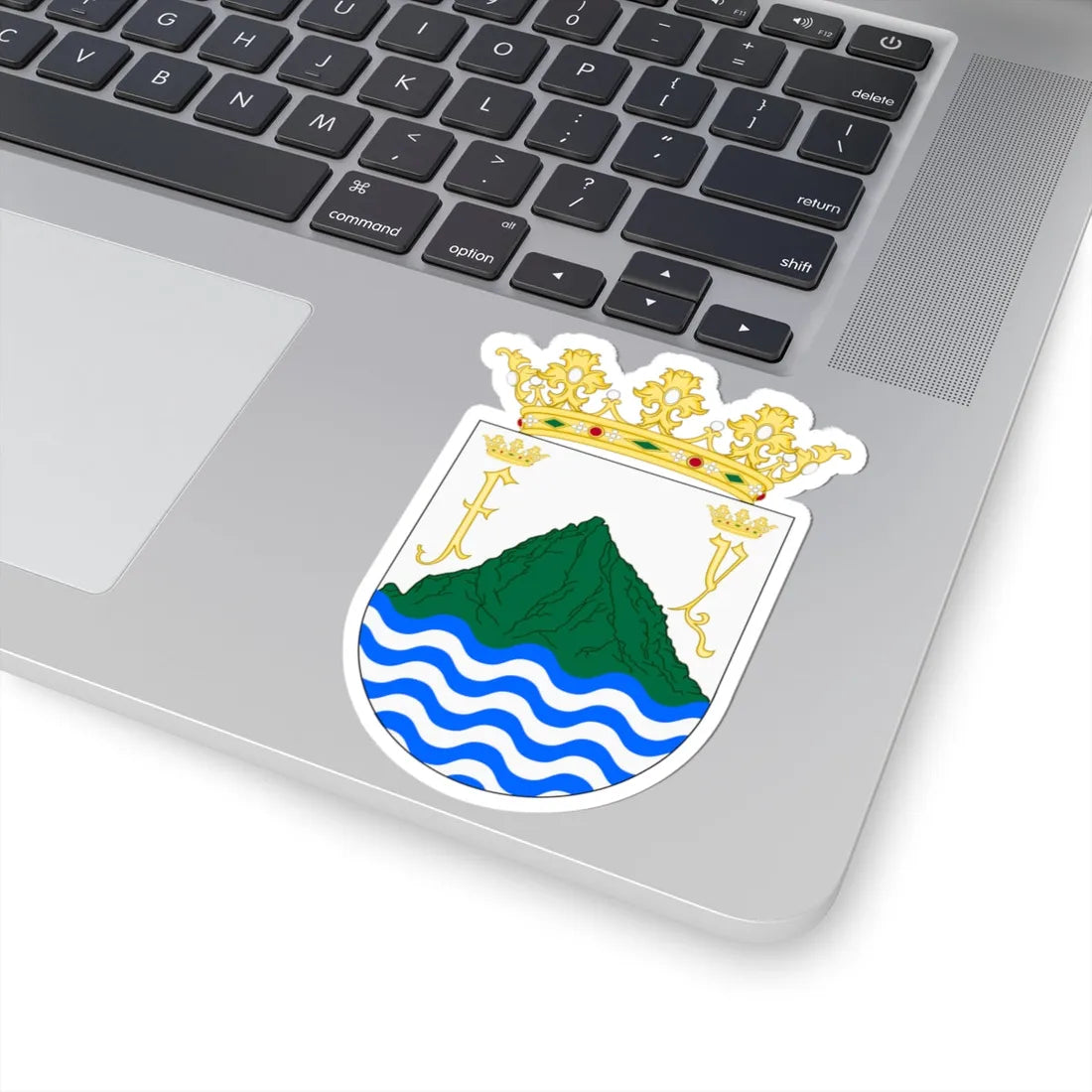Puerto Plata Old Shield (Costa Rica) (Coat of Arms) STICKER Vinyl Kiss-Cut Decal - The Sticker Space