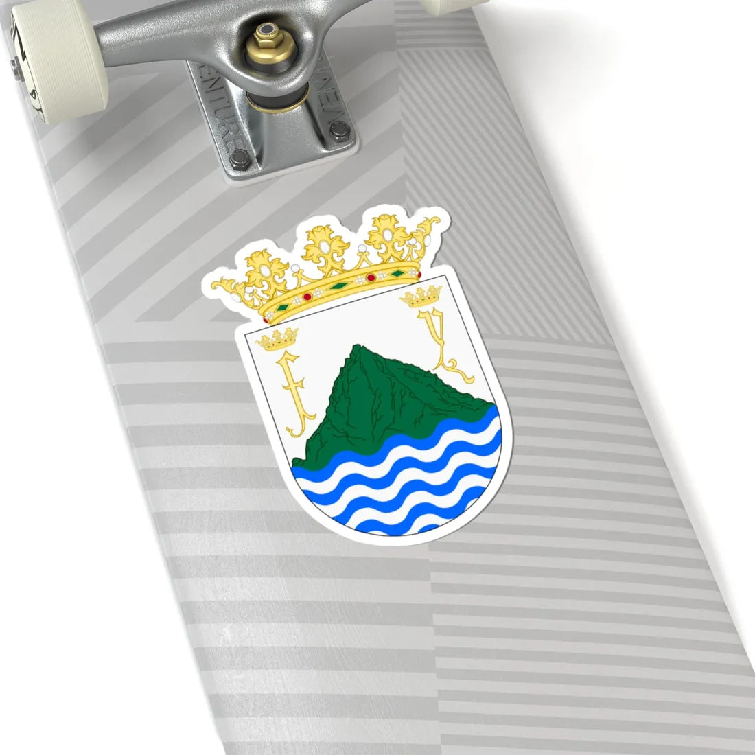 Puerto Plata Old Shield (Dominica) (Coat of Arms) STICKER Vinyl Kiss-Cut Decal - The Sticker Space