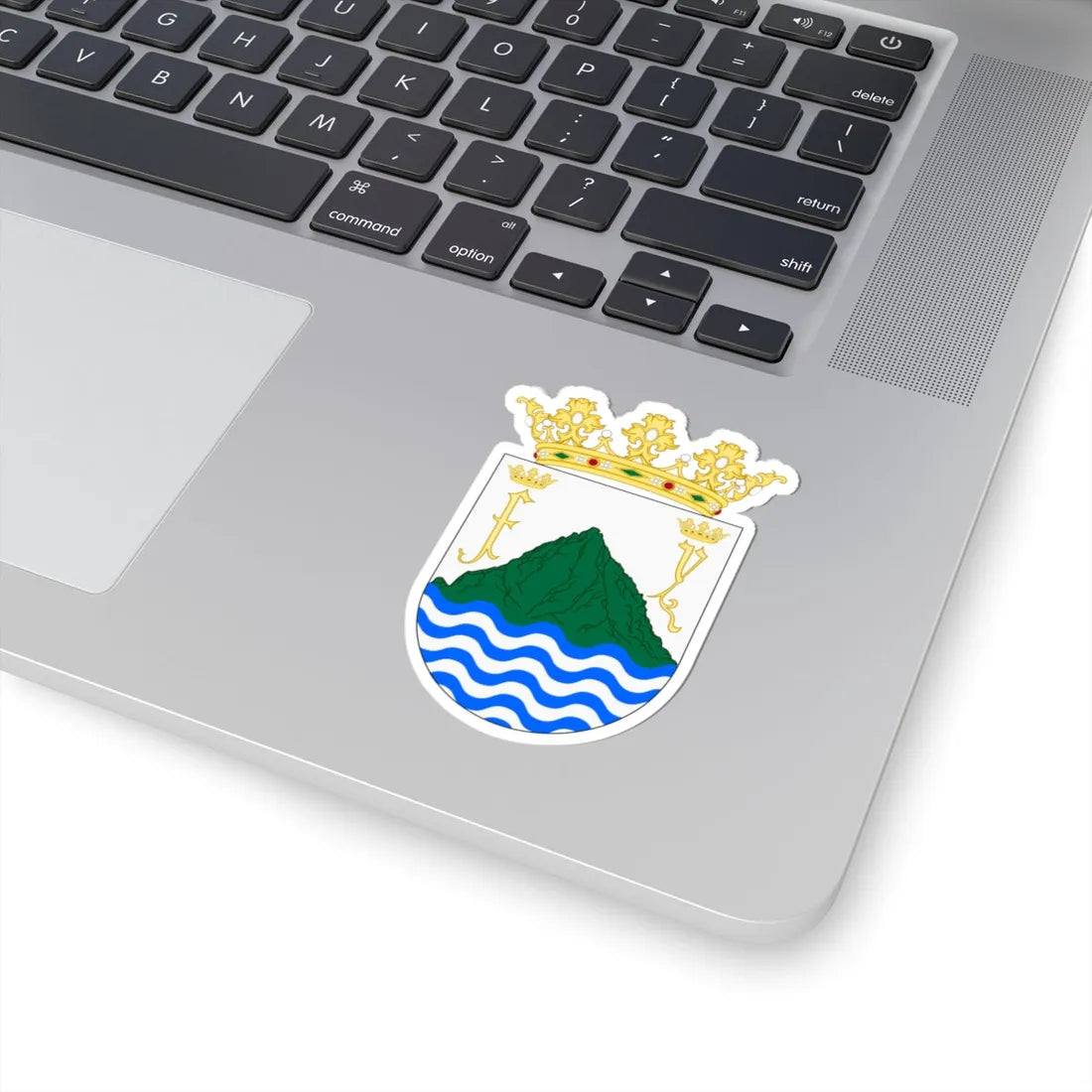 Puerto Plata Old Shield (Dominica) (Coat of Arms) STICKER Vinyl Kiss-Cut Decal - The Sticker Space