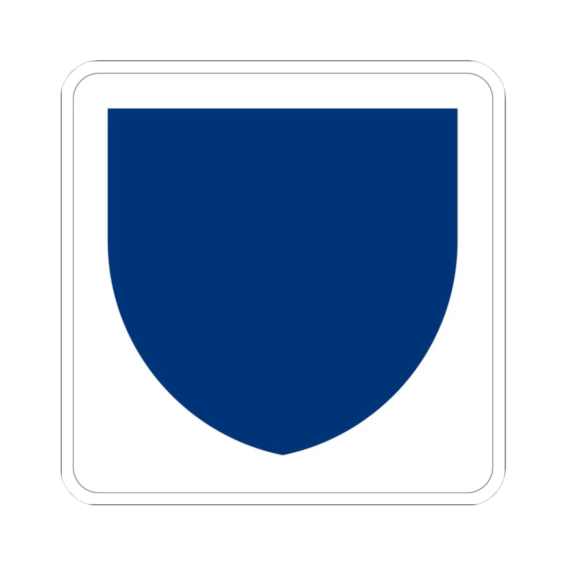 Puerto Rico Highway blank (Puerto Rico) (Road Sign) STICKER Vinyl Kiss-Cut Decal 3 Inch White - The Sticker Space