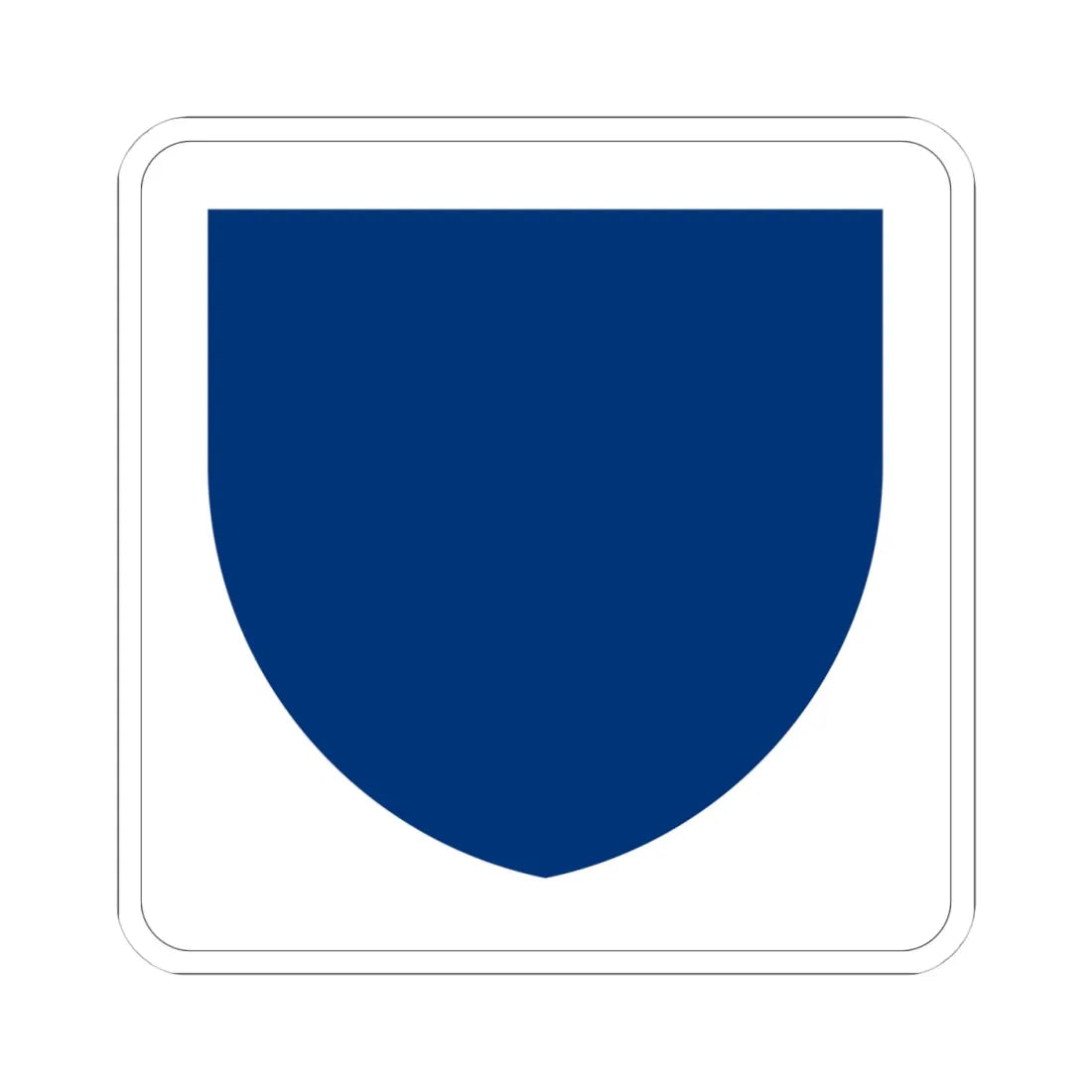 Puerto Rico Highway blank (Puerto Rico) (Road Sign) STICKER Vinyl Kiss-Cut Decal 4 Inch White - The Sticker Space