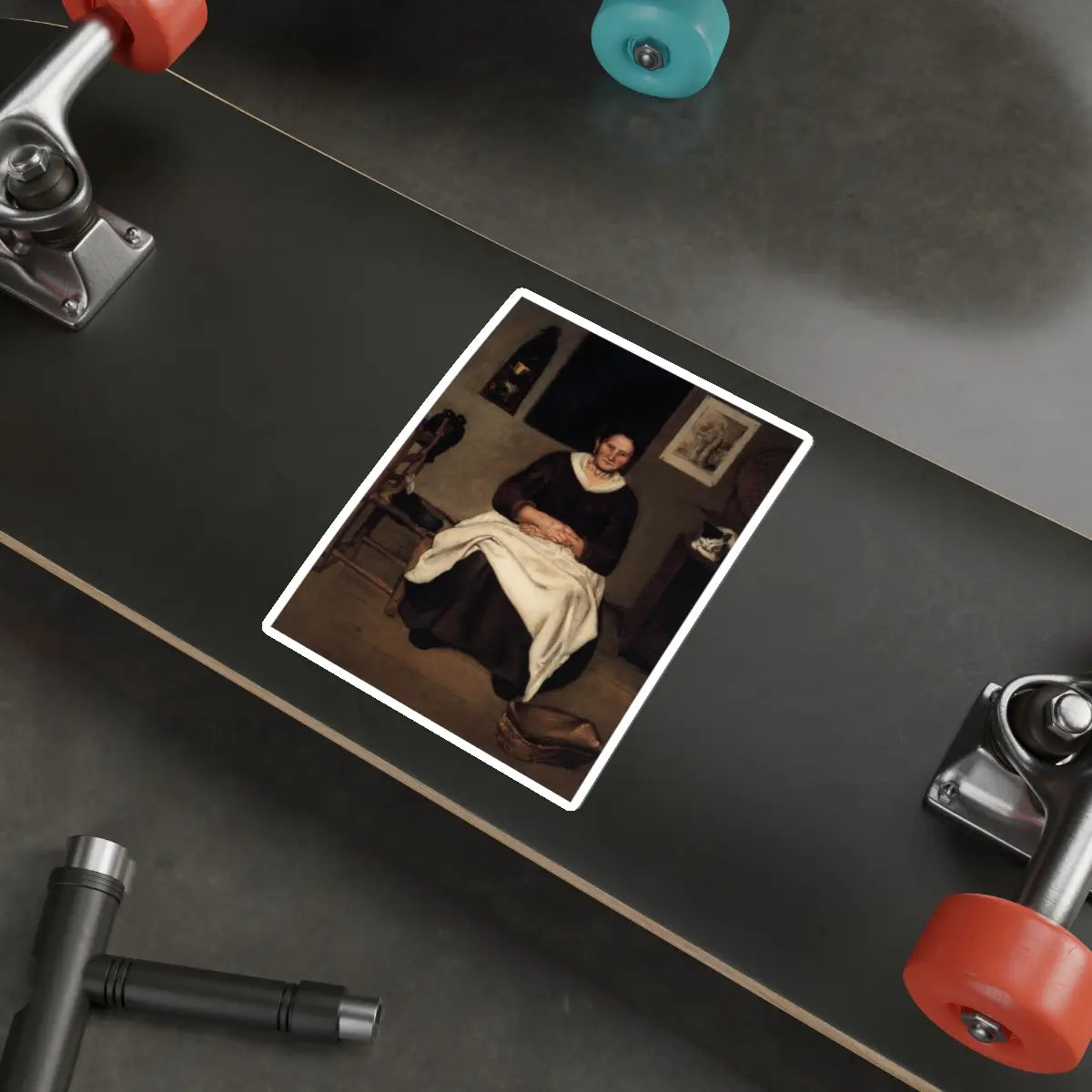 SKU:12784843745398685188 Sticker types:White Shape:Die-Cut Sizes:6" × 6"