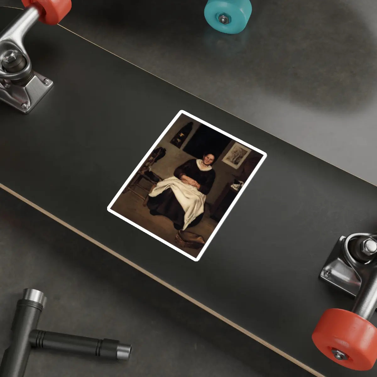 SKU:26898704605654493492 Sticker types:White Shape:Die-Cut Sizes:5" × 5"