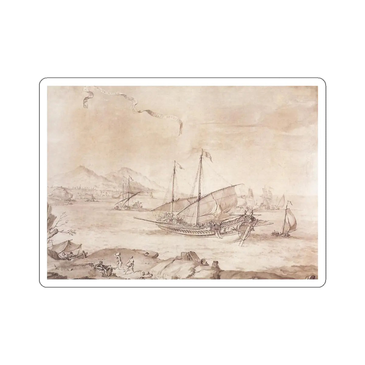 SKU:18339351773455928210 Sticker types:White Shape:Die-Cut Sizes:5" × 5"