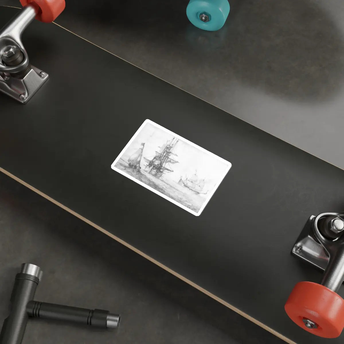 SKU:12981908480191353167 Sticker types:White Shape:Die-Cut Sizes:4" × 4"