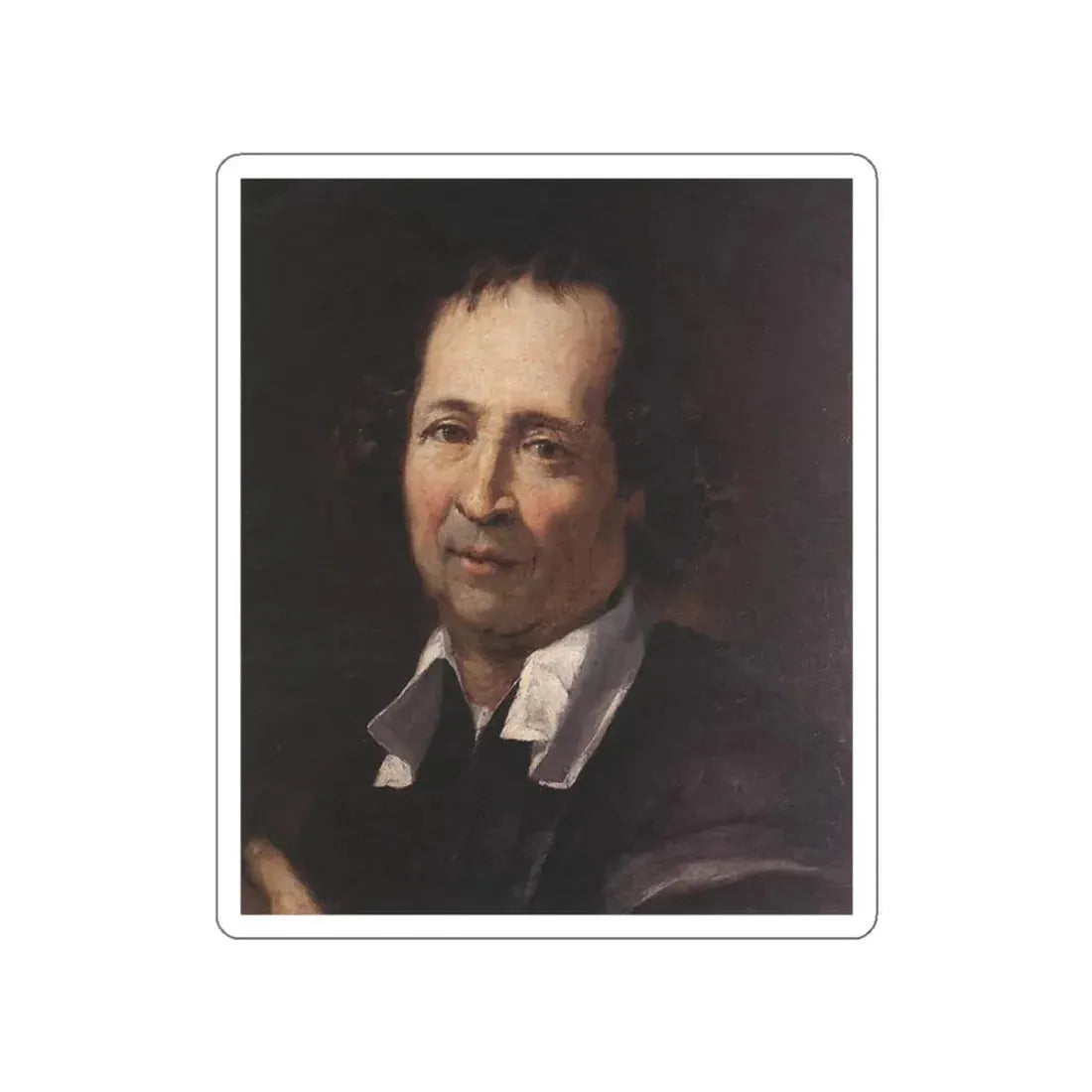 PUGET, Pierre -painting- Self-portrait (Artwork) STICKER Vinyl Die-Cut Decal - The Sticker Space