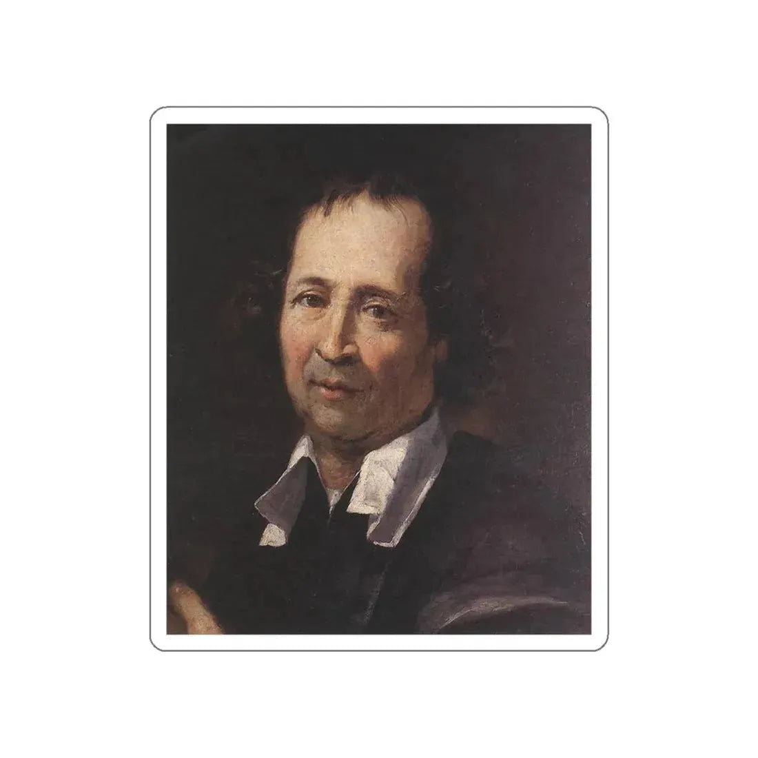 PUGET, Pierre -painting- Self-portrait (Artwork) STICKER Vinyl Die-Cut Decal - The Sticker Space