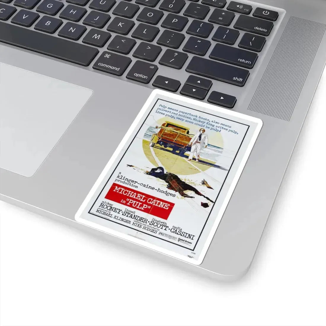 Pulp 1972 Movie Poster - STICKER Vinyl Kiss-Cut Decal - The Sticker Space