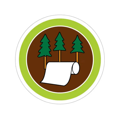 Pulp and Paper (Boy Scouts Merit Badge) STICKER Vinyl Die-Cut Decal 3 Inch - The Sticker Space