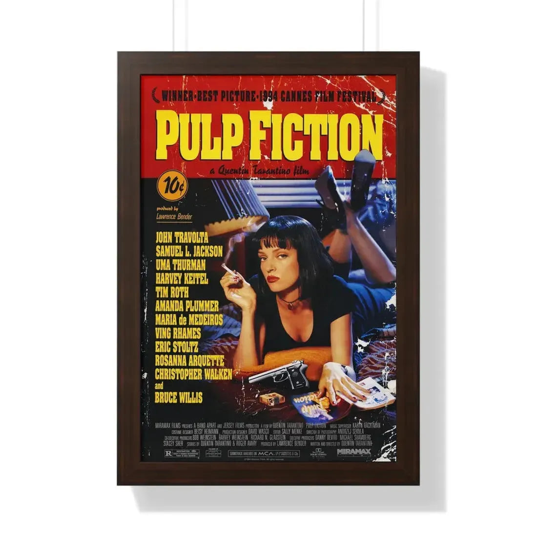 PULP FICTION (2) 1994 - Framed Movie Poster - The Sticker Space