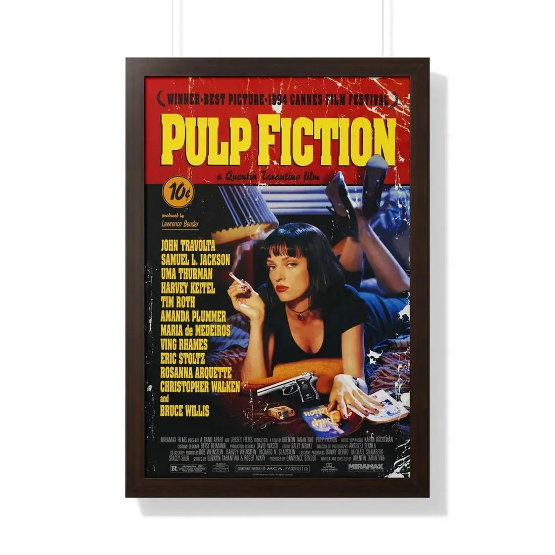 PULP FICTION (2) 1994 - Framed Movie Poster - The Sticker Space