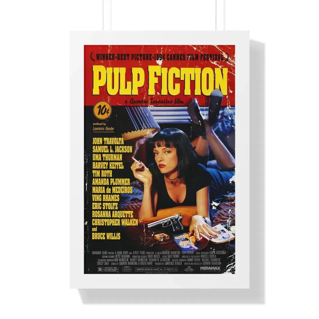 PULP FICTION (2) 1994 - Framed Movie Poster - The Sticker Space
