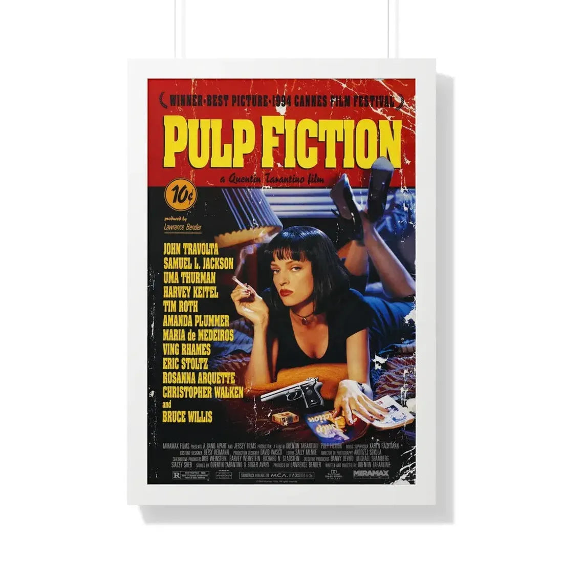 PULP FICTION (2) 1994 - Framed Movie Poster - The Sticker Space
