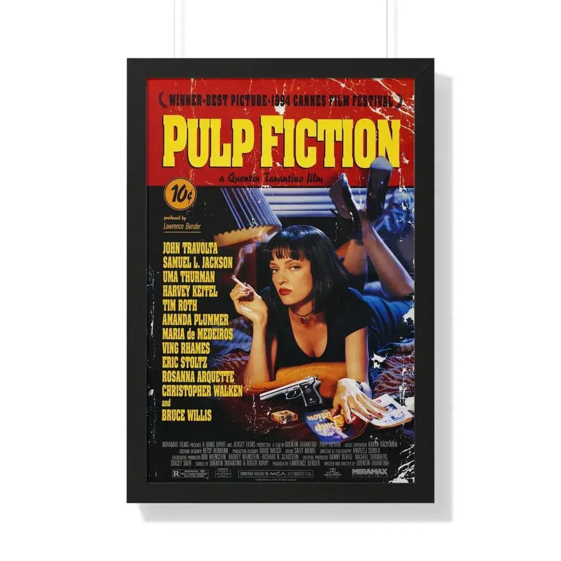 PULP FICTION (2) 1994 - Framed Movie Poster - The Sticker Space